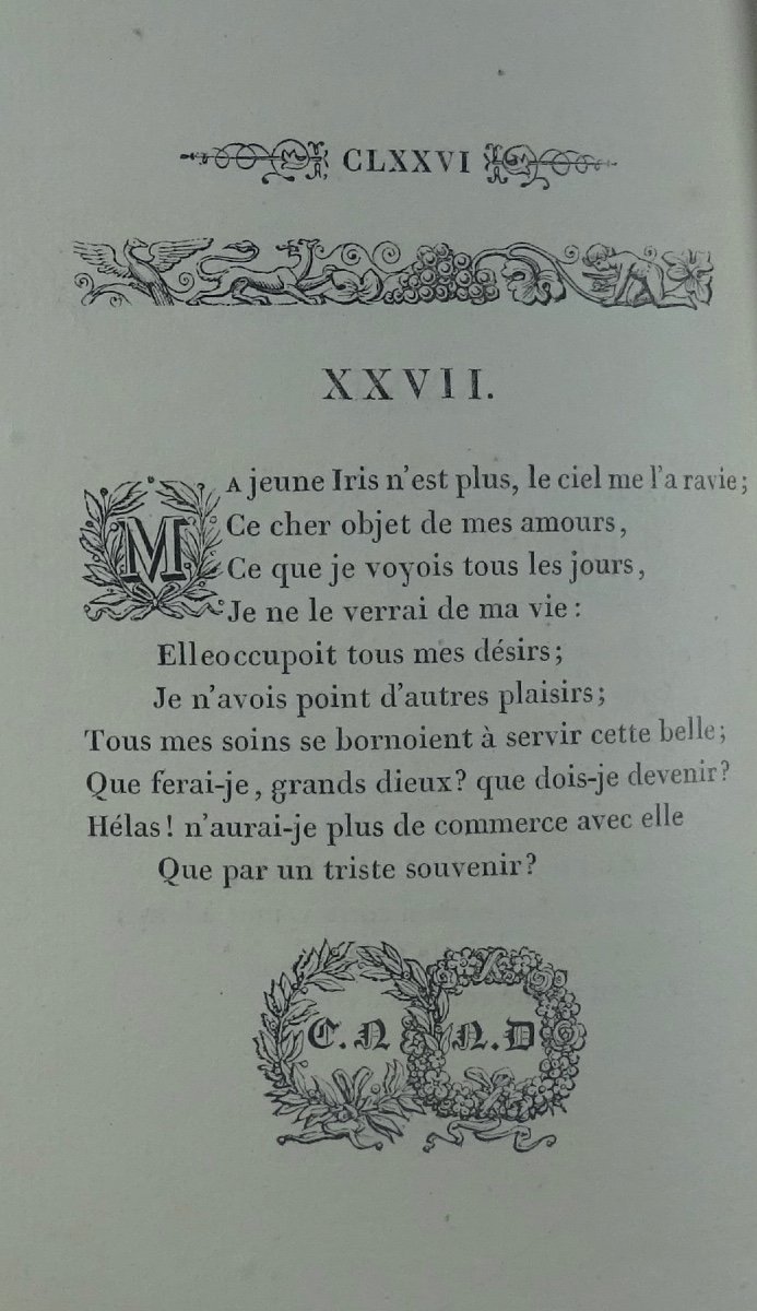 SABLIÈRE (Antoine de Rambouillet de la) - Madrigaux de monsieur de la Sablière. Delangle, 1825.-photo-8