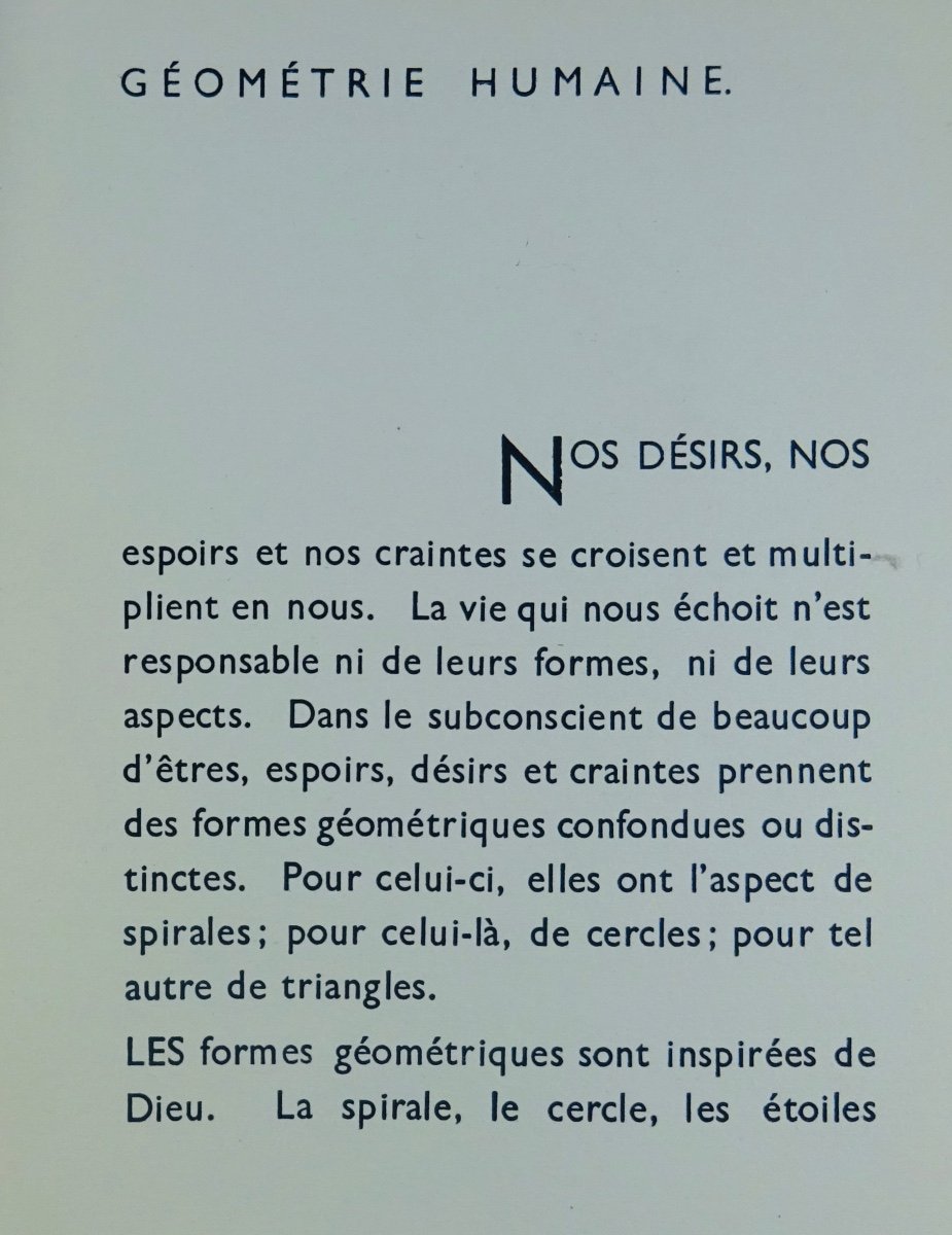 SABLON-FAVIER (R. de) - Triangles. G.L.M., 1934. Exemplaire sur beau papier.-photo-1