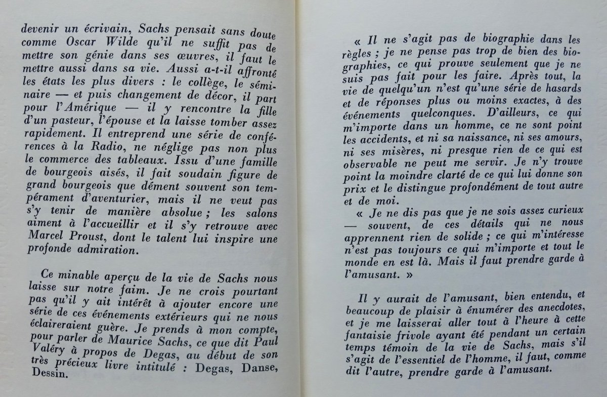 SACHS (Maurice) - Lettres. Le Bélier, 1968, exemplaire numéroté.-photo-2