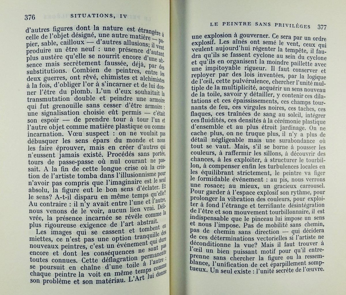 SARTRE (Jean-Paul) - Situations, IV. Portraits. Gallimard, 1964. Édition originale. -photo-6