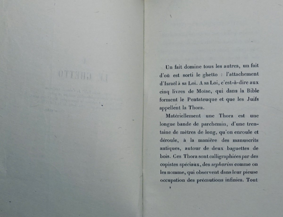 Tharaud (jérôme And Jean) - A Short History Of The Jews. Plon, 1927, Original Edition.-photo-2