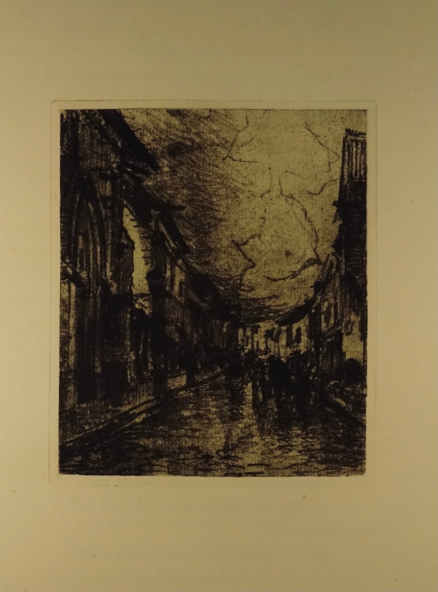 VERHAEREN (Emile) - Paysages disparus. D'Alignan, 1917, illustré par LUIGINI.-photo-4