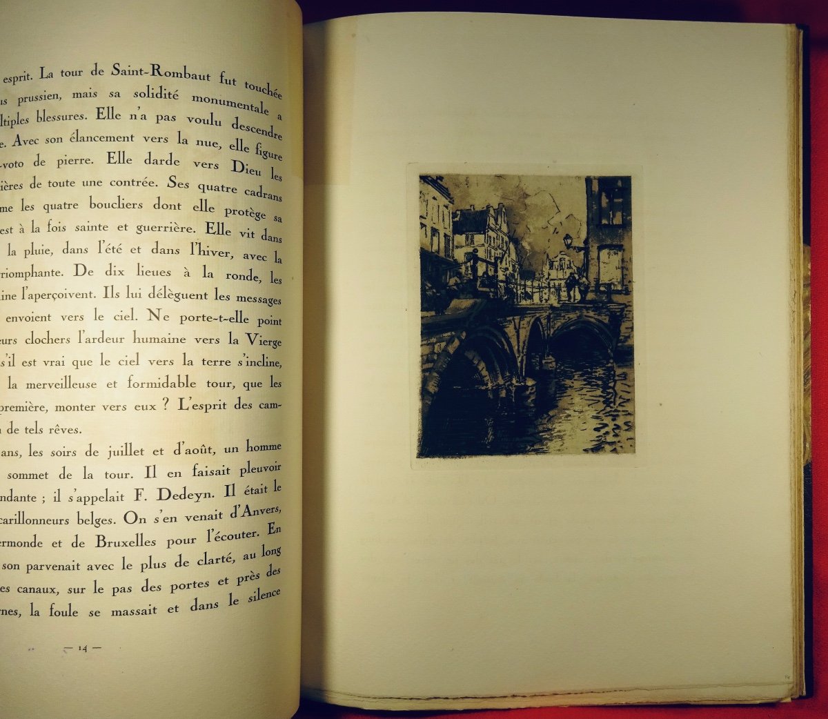 VERHAEREN (Emile) - Paysages disparus. D'Alignan, 1917, illustré par LUIGINI.-photo-7