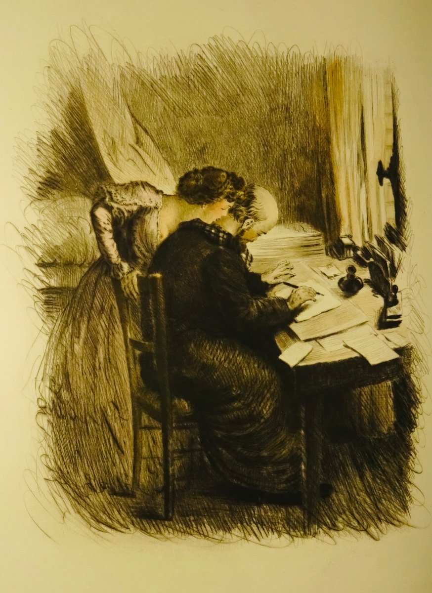VERLAINE - Poèmes d'amour. Paris, Georges Guillot, 1946, illustré par BÉCAT.