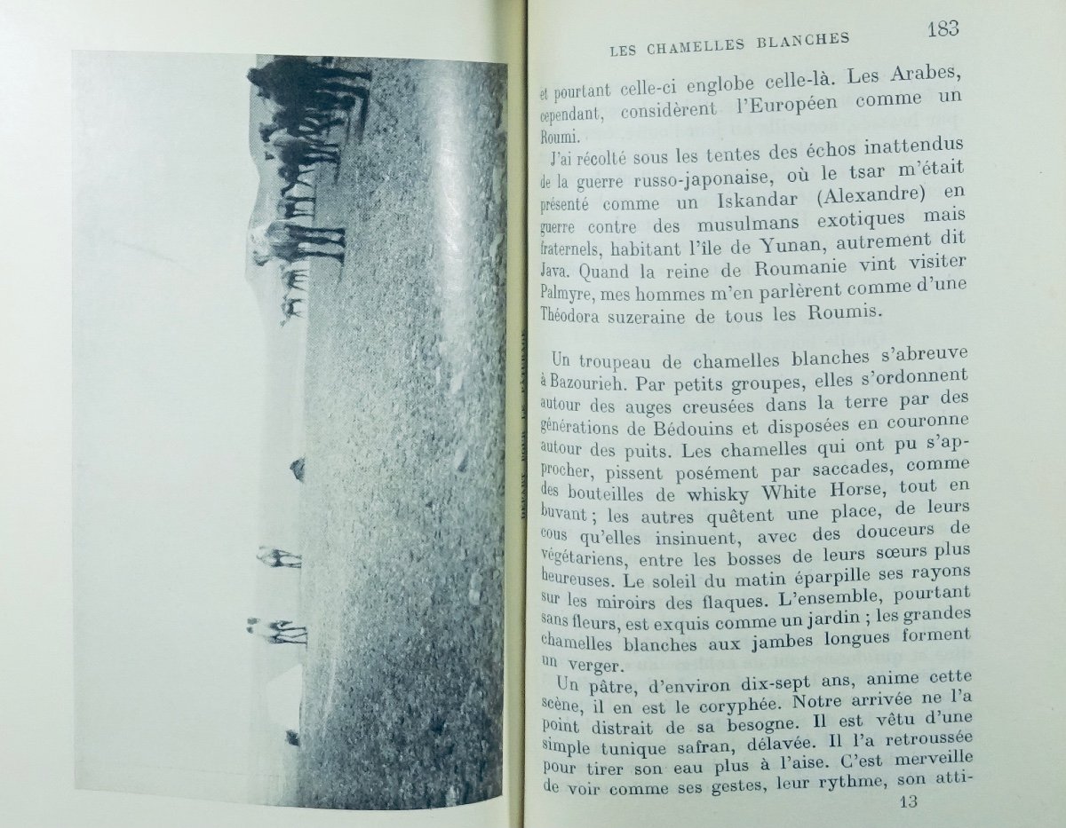 VERNIER (Bernard) - Qédar. Carnets d'un méhariste syrien. Paris, Plon, 1938, édition originale.-photo-7