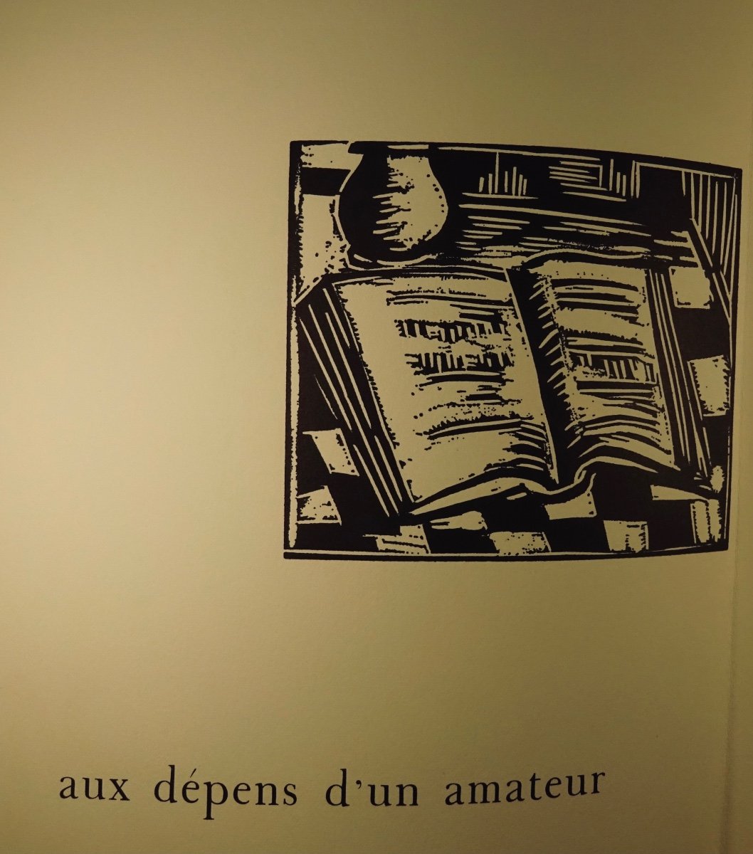 VLAMINCK - En Noir et en couleur. Grosrouvre, Vibert (aux dépens d'un amateur), 1962.-photo-4