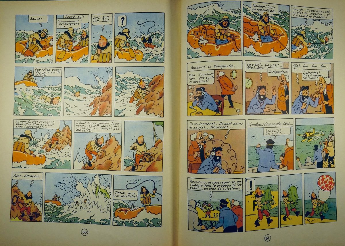 Hergé - The Adventures Of Tintin. The Mysterious Star. Tournai, Casterman, 1956, Spine B23.-photo-8