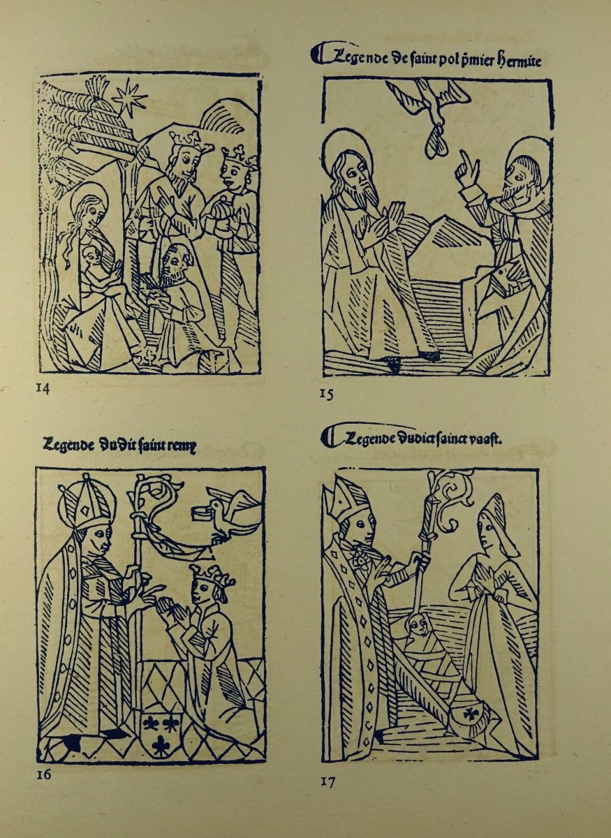 DALBANNE - La Légende dorée, Mathieu Husz et Pierre Hongre 1483. Lyon, vers 1930.-photo-2