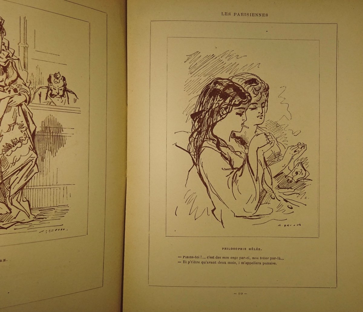 Grevin (alfred) - The Parisians. One Hundred Drawings. Paris, At The Illustrated Bookstore, Circa 1900.-photo-4