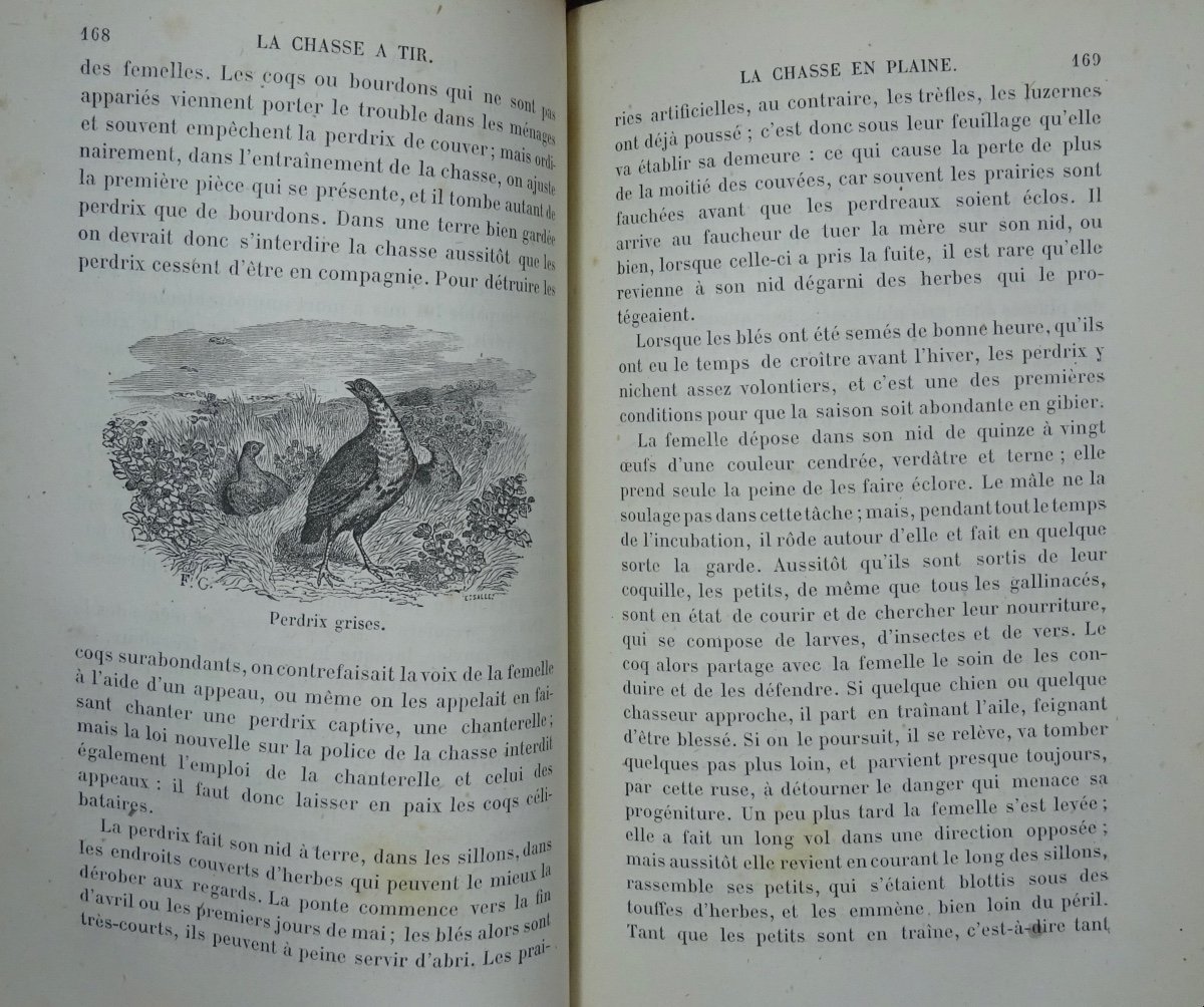 LA VALLÉE (Joseph) - La Chasse à tir en France. Paris, Hachette, 1873.  [CHASSE].-photo-6