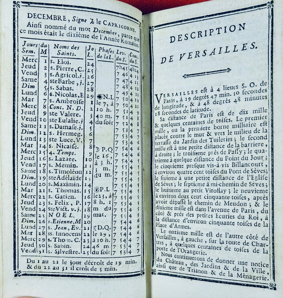 ANONYME - Almanach de Versailles, année 1779. Chez Blaizot, Valade et Deschamps.-photo-5