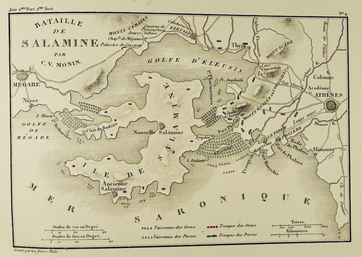 [ANONYME, BARTHÉLÉMY, MORIN] - Atlas du voyage du jeune Anacharsis en Grèce. 1830.-photo-1