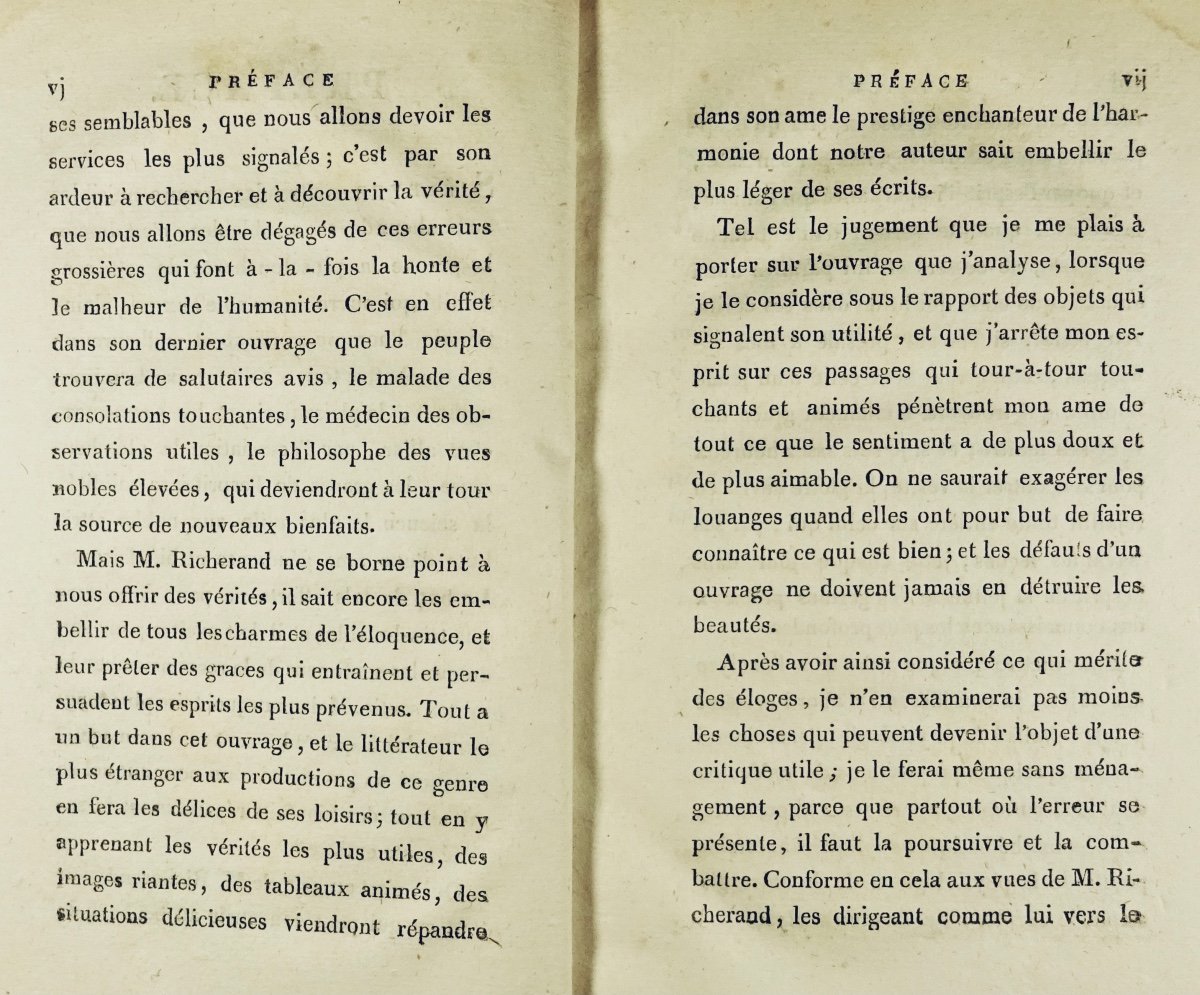 BROC - Analyse critique de l'Ouvrage sur les erreurs populaires en médecine. Chez Allut, 1810.-photo-3