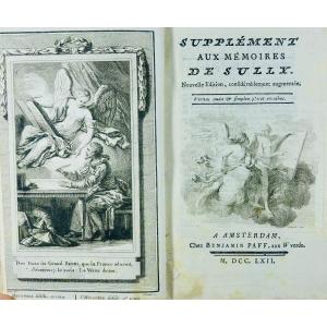 Giujet, Petit De Montempuis - Supplement To The Memoirs Of Sully. 1762.