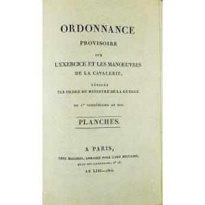 Provisional Ordinance On The Exercise And Maneuvers Of The Cavalry, 1804, Atlas.