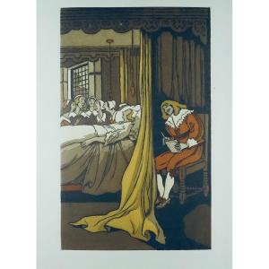 ANONYME - Les caquets de l'accouchée. La Tradition, 1951, illustré par Joseph HÉMARD.