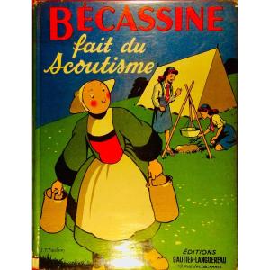CAUMERY et PINCHON - Bécassine fait du scoutisme. Éditions Gautier-Languereau, 1955.
