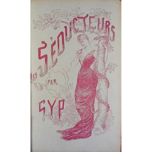 Gyp - The “seducers”!. Calmann Lévy, 1888, Full Purple Morocco Binding Signed Bézard.