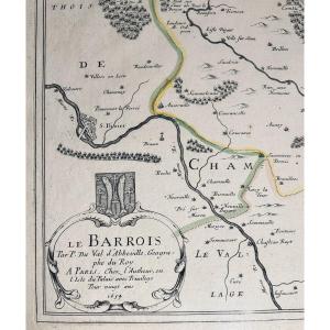 Val d'Abbeville (p. Du) - Le Barrois. Chez l'Auteur En l'Isle Du Palais, 1654 ; 550/420 Mm.