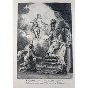 HOUDART DE LA MOTTE - Fables nouvelles dédiées au roy. Avec un discours sur la fable. 1719.