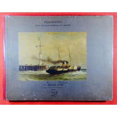 BORGET - Album De Lithographies d'Un Voyage Autour Du Monde. Vers 1840.