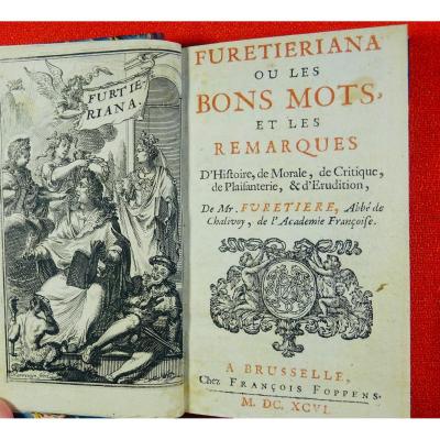 FuretiÈre (antoine) - Furetieriana Or The Right Words. 1696.