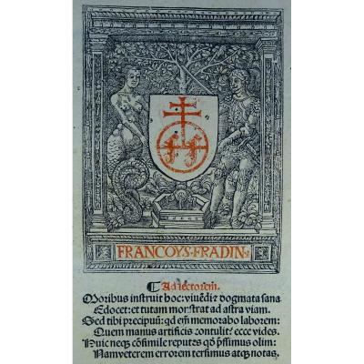 GRATIEN LE CANONISTE - Post incunable de Théologie imprimé en 1515 à Lyon.