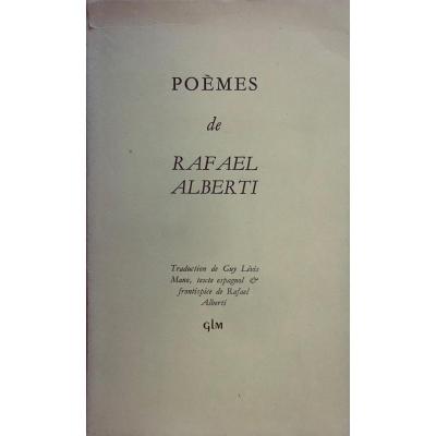 ALBERTI (Rafael) - Poèmes. Paris, G.L.M., 1952. Frontispice de l'auteur.
