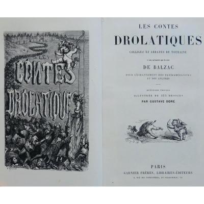 Balzac - The Funny Tales. Garnier, Circa 1860. Illustrated By Gustave Doré.
