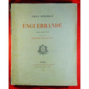 BERGERAT - Enguerrande, poème dramatique. P. Rouquette, 1888, illustré par RODIN