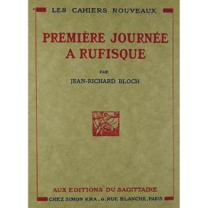 BLOCH - Première journée à Rufisque. Éditions du Sagittaire, Kra, 1926. Édition originale.