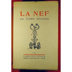 BOURGES - La Nef. Librairie Stock, 1922. En Frontispice Un Reproduction De Michel-ange.