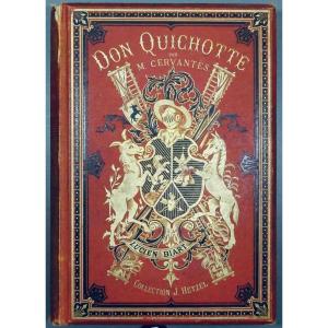 CERVANTES L'ingénieux Hidalgo Don Quichotte de la Manche. Hetzel, 1877. Illustré par JOHANNOT.