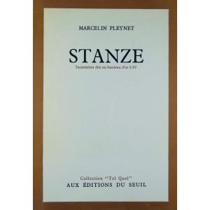 PLEYNET (Marcelin) - Stanze. Incantation dite au bandeau d'or I-IV. Seuil, 1973.