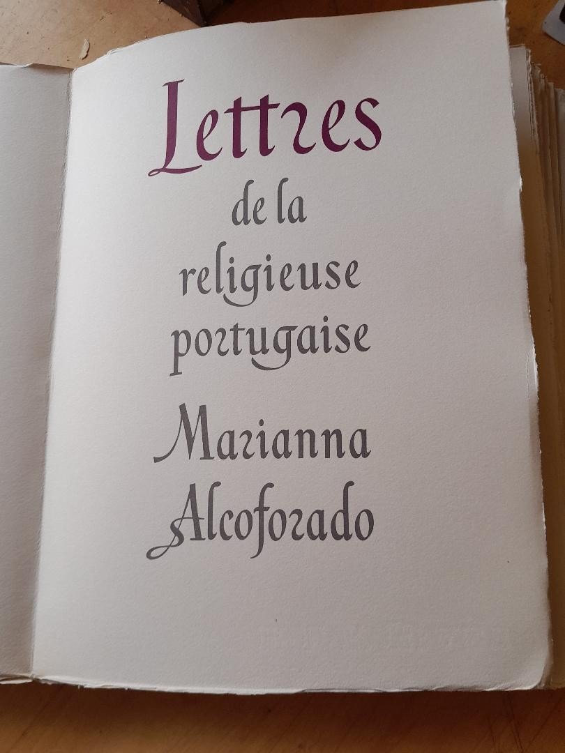 Livre Ancien Mariana Alcoforado Lettres De La Religieuse Portugaise-photo-2