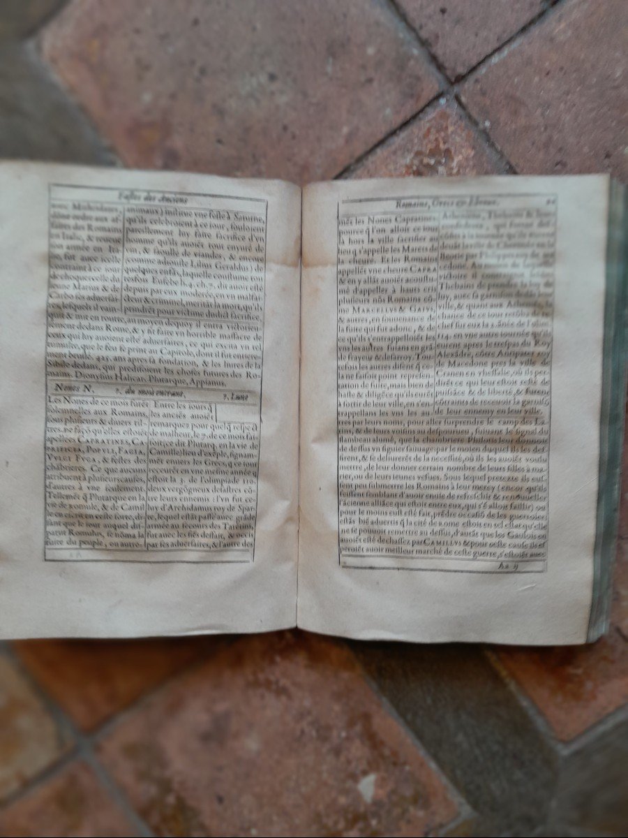 Livre Ancien N. Vignier Fastes Des Anciens Hébreux, Grecs Et Romains 1588 -photo-3