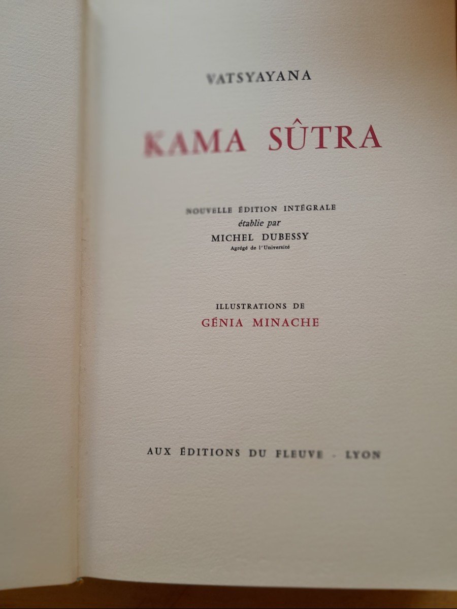 Livre Ancien Vatsyayana Kama Sutra -photo-2