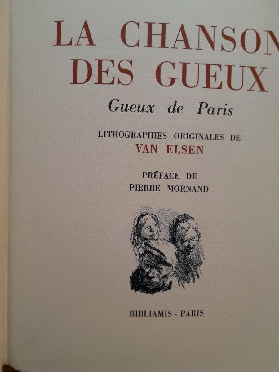 Livre Ancien Riche Pin Jean La Chanson Des Gueux Gueux De Paris -photo-2