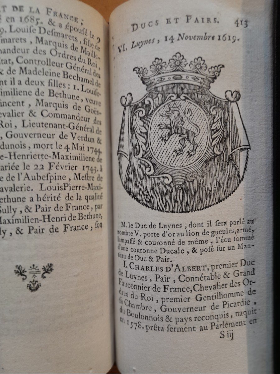 Livres Anciens l'état De La France -photo-2