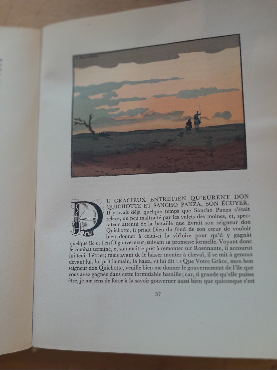 Livres Anciens Cervantes Don Quichotte De La  Manche -photo-1