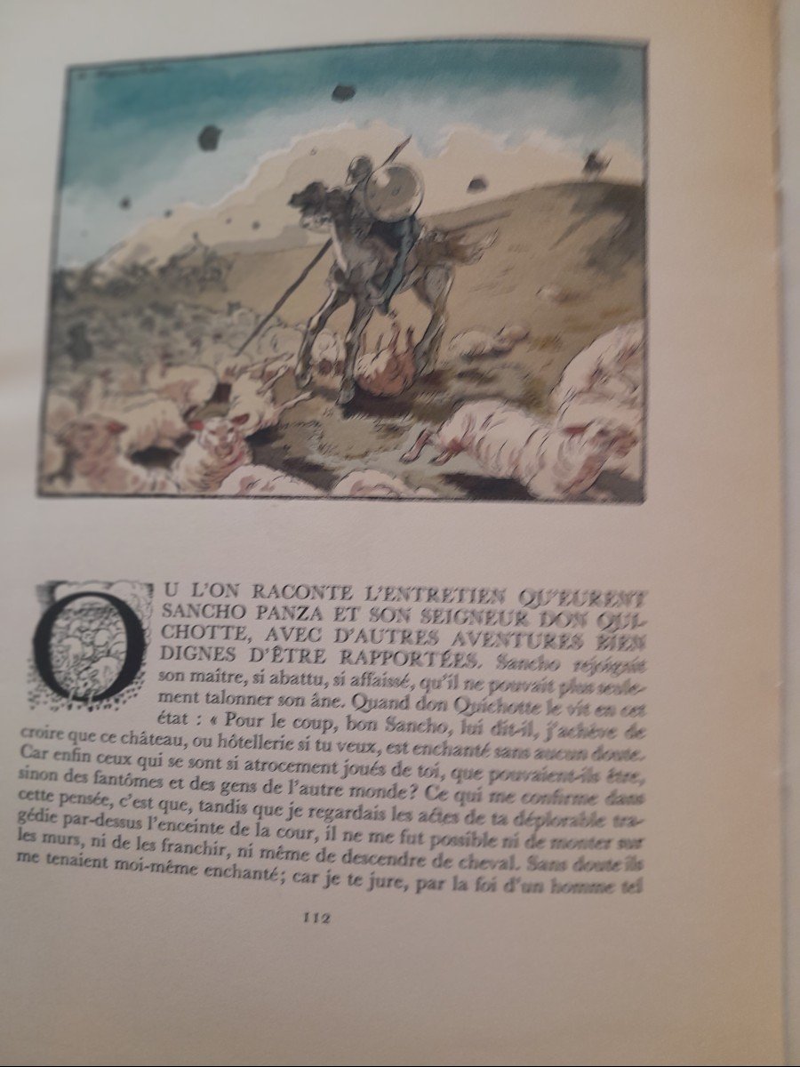 Livres Anciens Cervantes Don Quichotte De La  Manche -photo-2