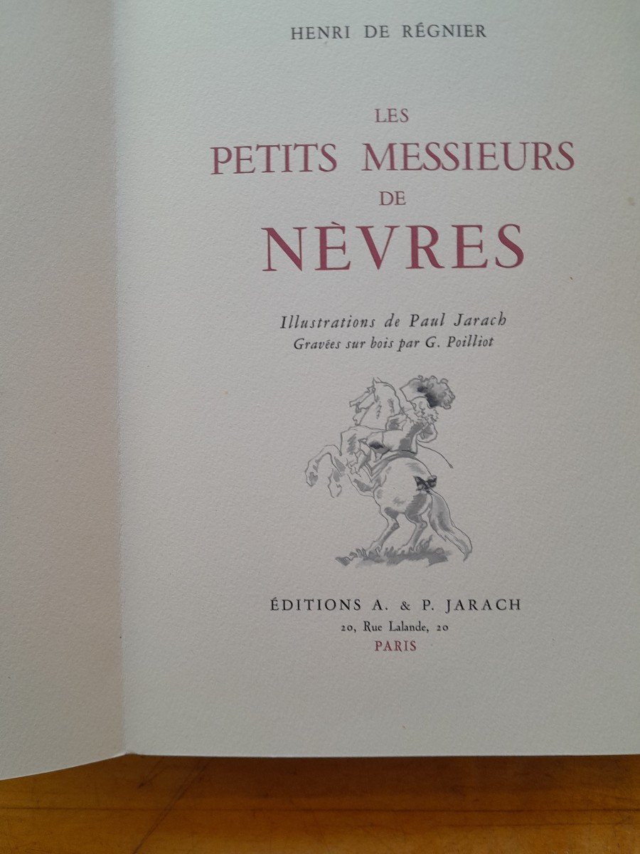 Livre Ancien Henri De Regnier Les Petits Messieurs De Nevres-photo-2