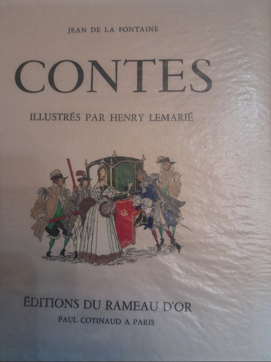 Livres Anciens La Fontaine Contes -photo-2