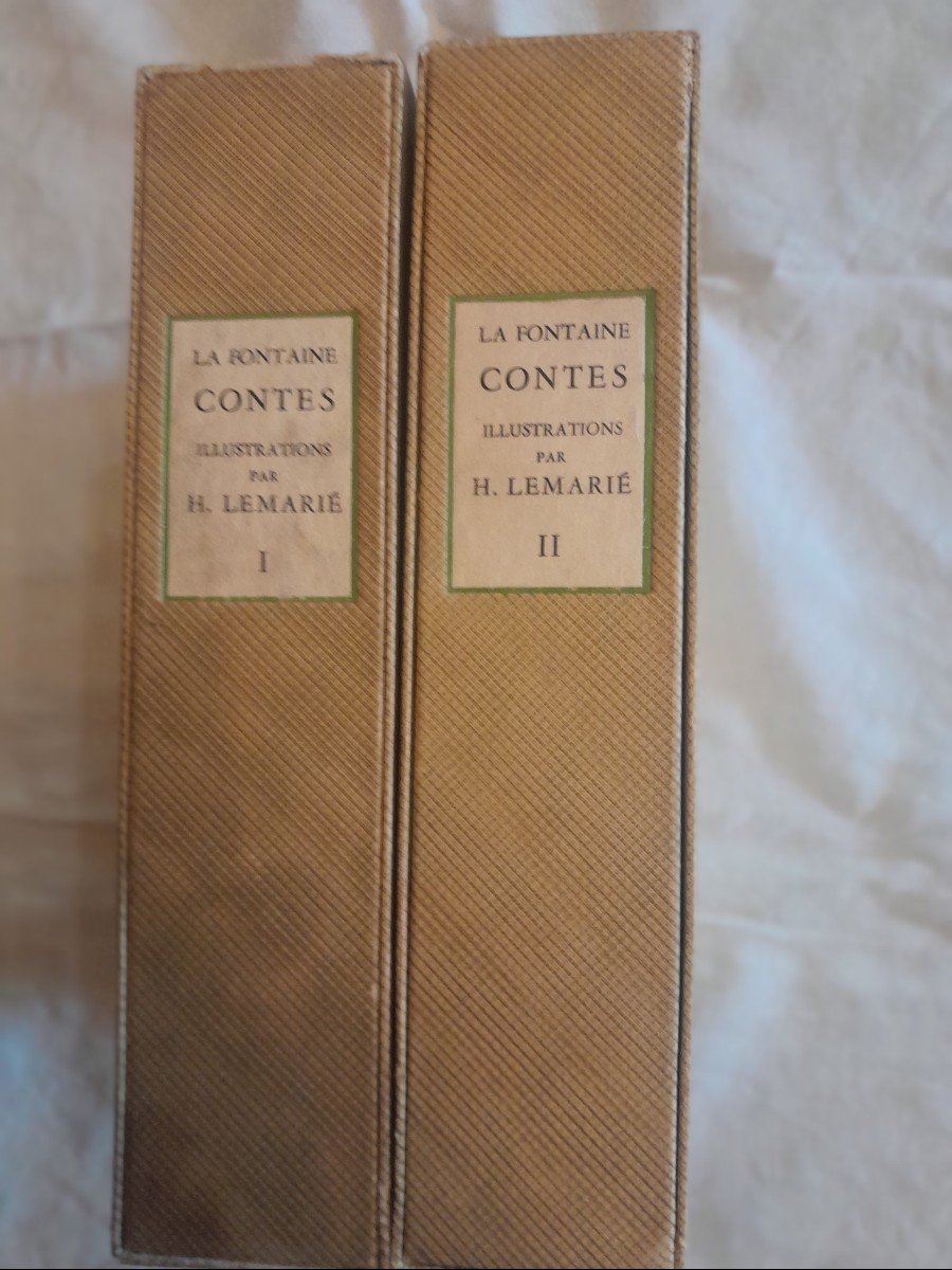 Livres Anciens La Fontaine Contes -photo-3