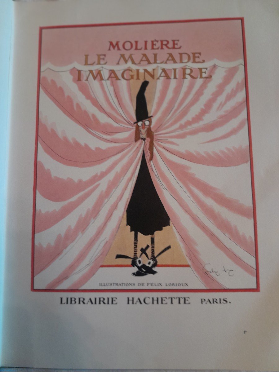 Livre Ancien Moliere Le Malade Imaginaire -photo-2