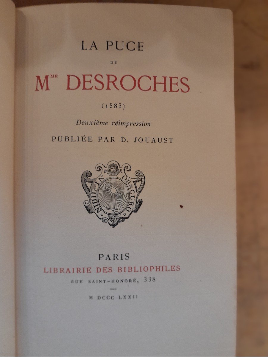 Livre Ancien la puce Mme Desroche suivi de contes  et nouvelles de Dorat-photo-3