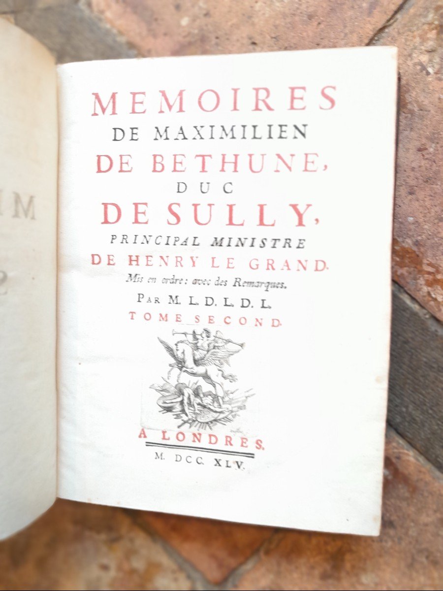 Livres Anciens Memoires De Maximilien De Bethune Duc De Sully -photo-2