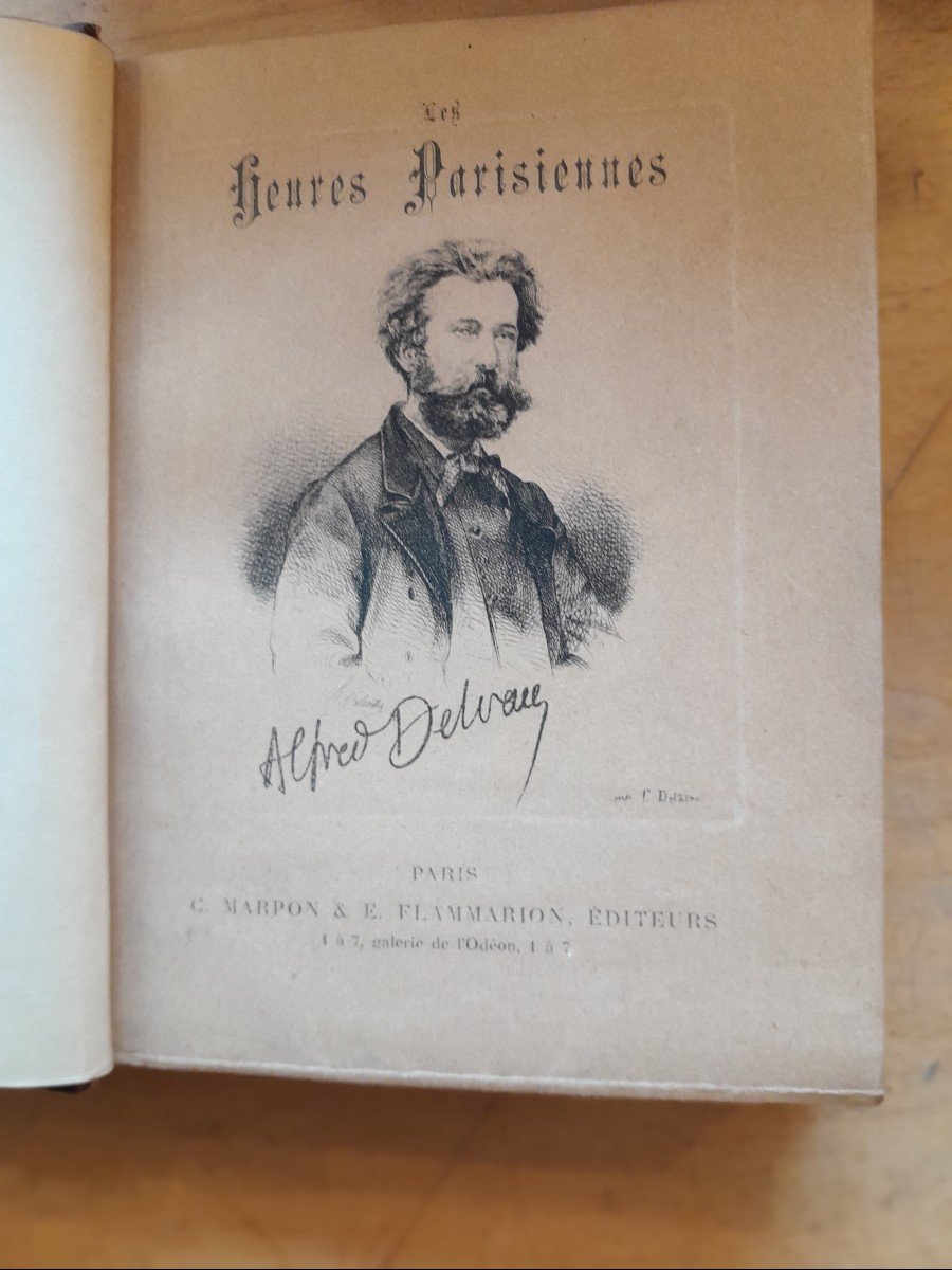 Livre Ancien Delvau Alfred Les Heures Pariennes -photo-3