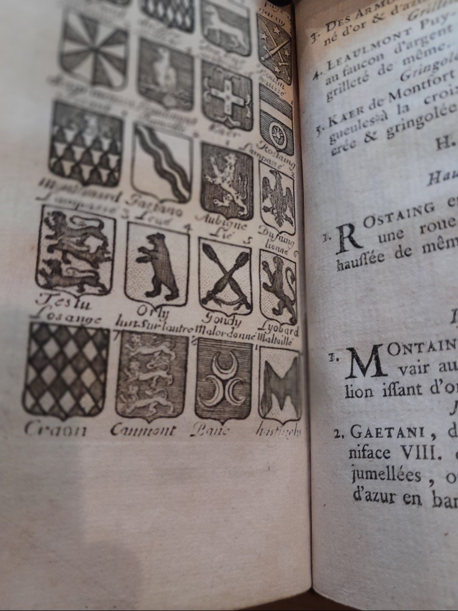 Livre Ancien Menestrier La Nouvelle Méthode Raisonnée Du Blason -photo-1