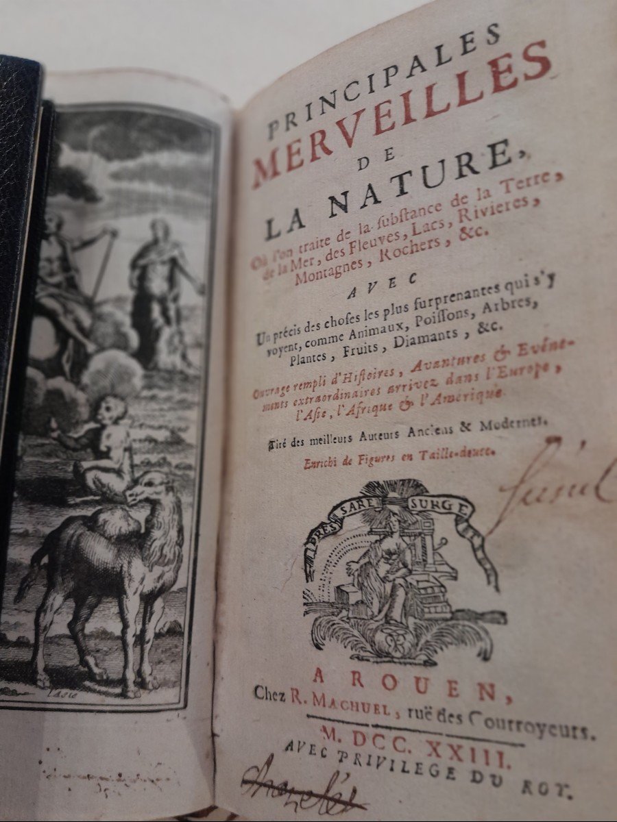 Livre Ancien Principales Merveilles De La Nature-photo-3